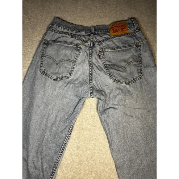 Vintage Levi's 514 S Denim Blue Jeans 32 x 32 - Picture 9 of 11